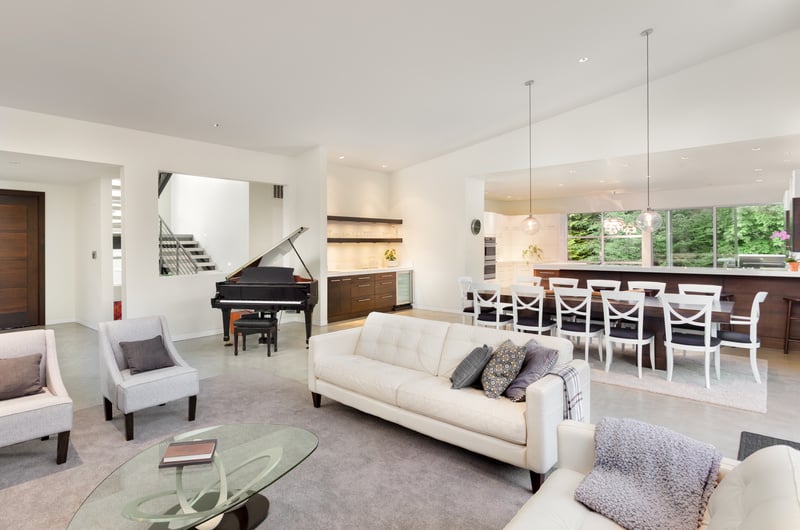 Living Room in Luxury Home